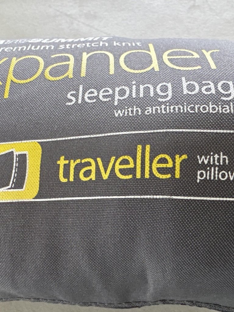 Sea To Summit Expander Traveller Sleeping Bag Liner W/ Pillow Insert Navy Travel — image 2 of 8